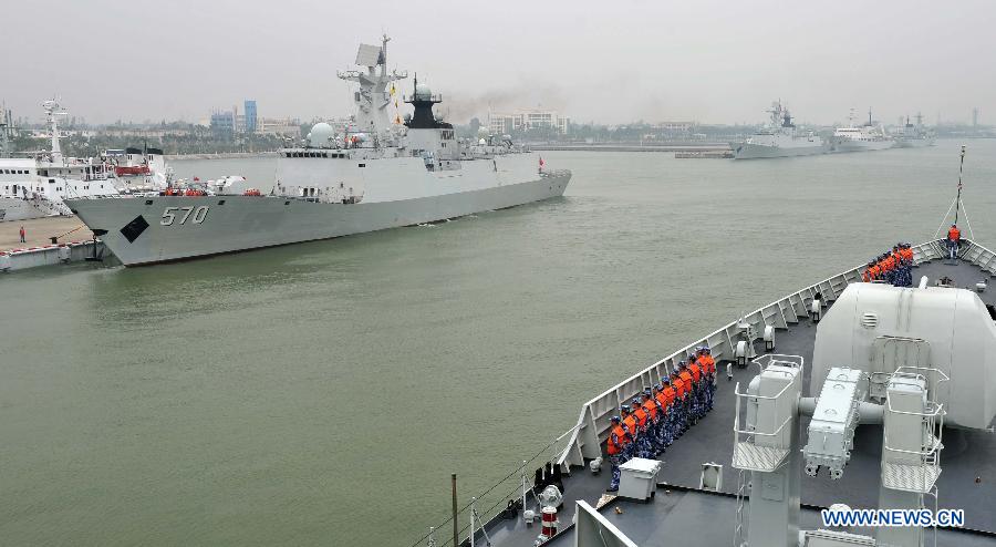 ВМС КНР начали очередные учения под кодовым названием "Маневры-5" (2)