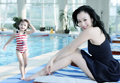 Фото: Красавица Чжун Лити и ее дочери