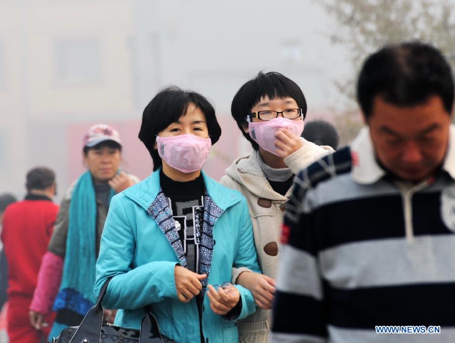Из-за серьезного загрязнения воздуха в Харбине прекращены занятия в начальных и средних школах