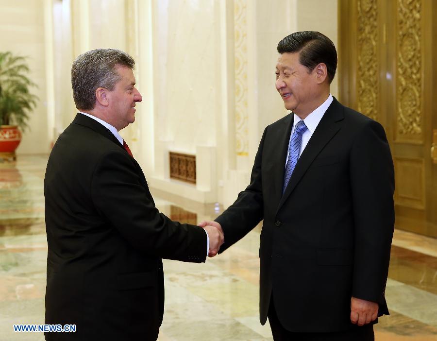 Си Цзиньпин встретился с президентом Македонии