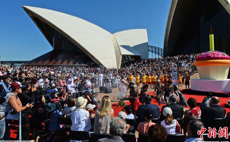 Масштабное праздничное мероприятие организовано в Сиднее по случаю 40-й годовщины создания сиднейского оперного театра (2)