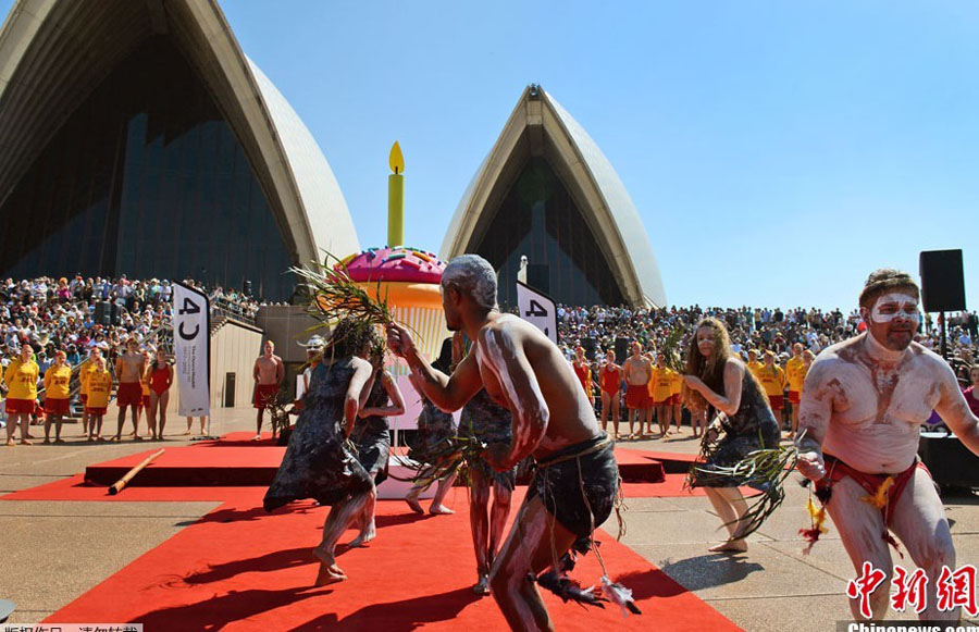 Масштабное праздничное мероприятие организовано в Сиднее по случаю 40-й годовщины создания сиднейского оперного театра