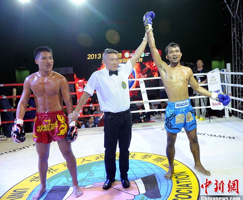 В Сянгане состоялось состязание по боксу среди спортсменов двух берегов Тайваньского пролива