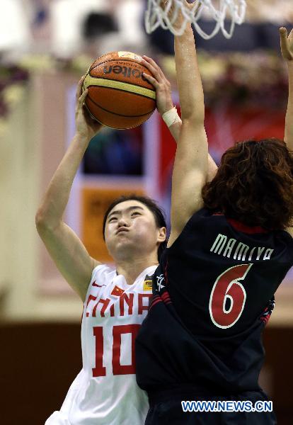 Женская сборная Китая по баскетболу уступила сборной Японии (4)