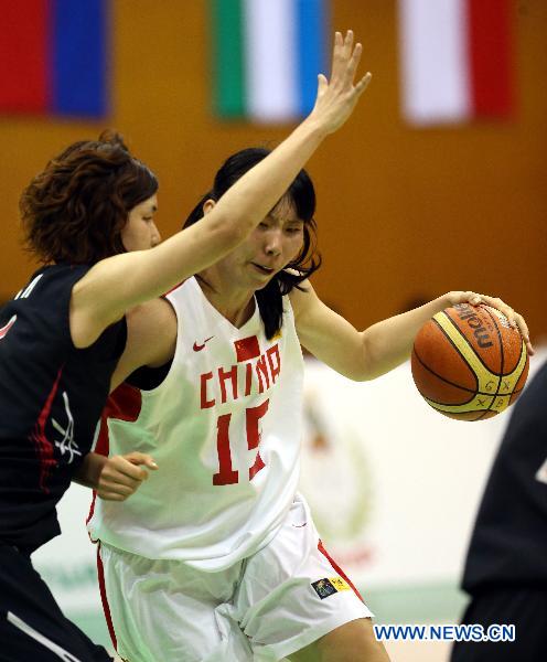 Женская сборная Китая по баскетболу уступила сборной Японии