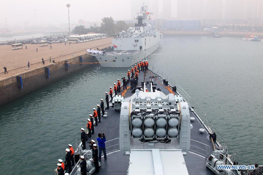 Отряд кораблей ВМС Китая вернулся из дальнего похода (2)