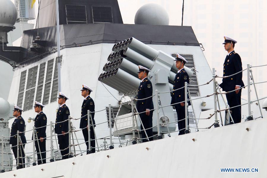 Отряд кораблей ВМС Китая вернулся из дальнего похода (4)