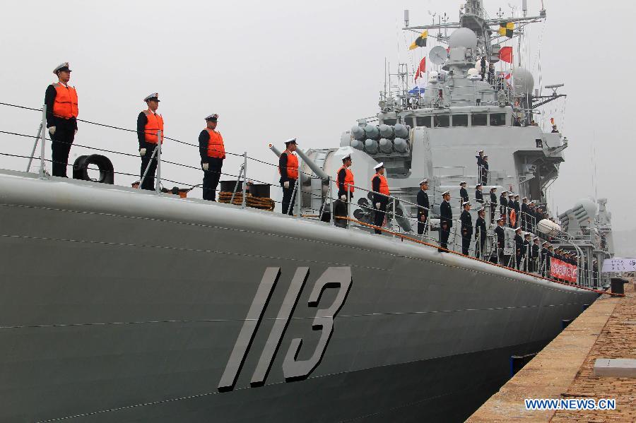 Отряд кораблей ВМС Китая вернулся из дальнего похода (3)