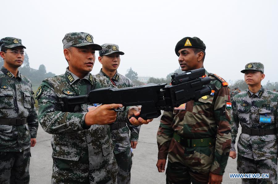 В Китае началась совместная китайско-индийская антитеррористическая тренировка (4)
