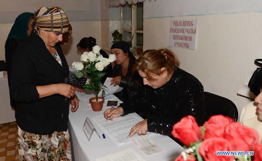 В Таджикистане началось голосование на президентских выборах