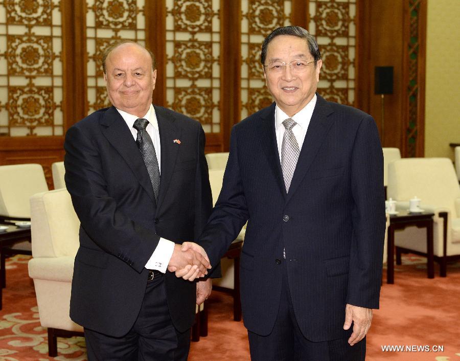 Юй Чжэншэн встретился с президентом Йемена