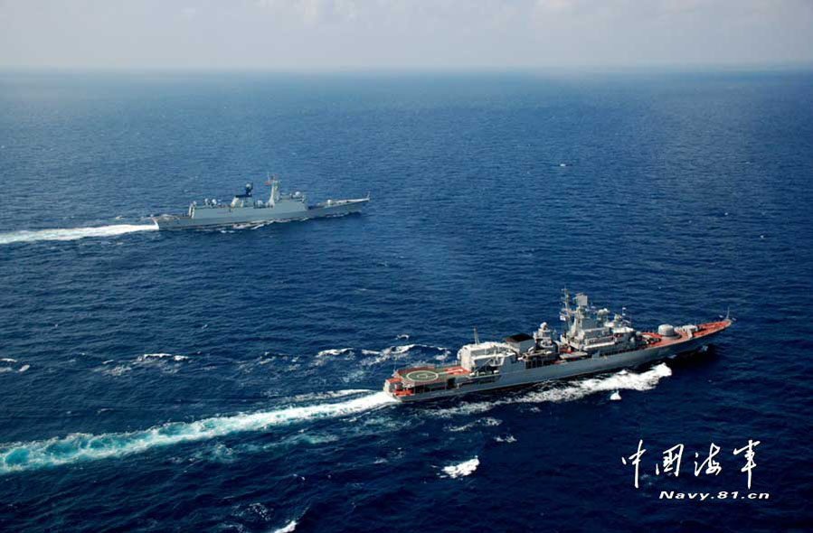 Корабли ВМС Китая и Украины провели совместные учения