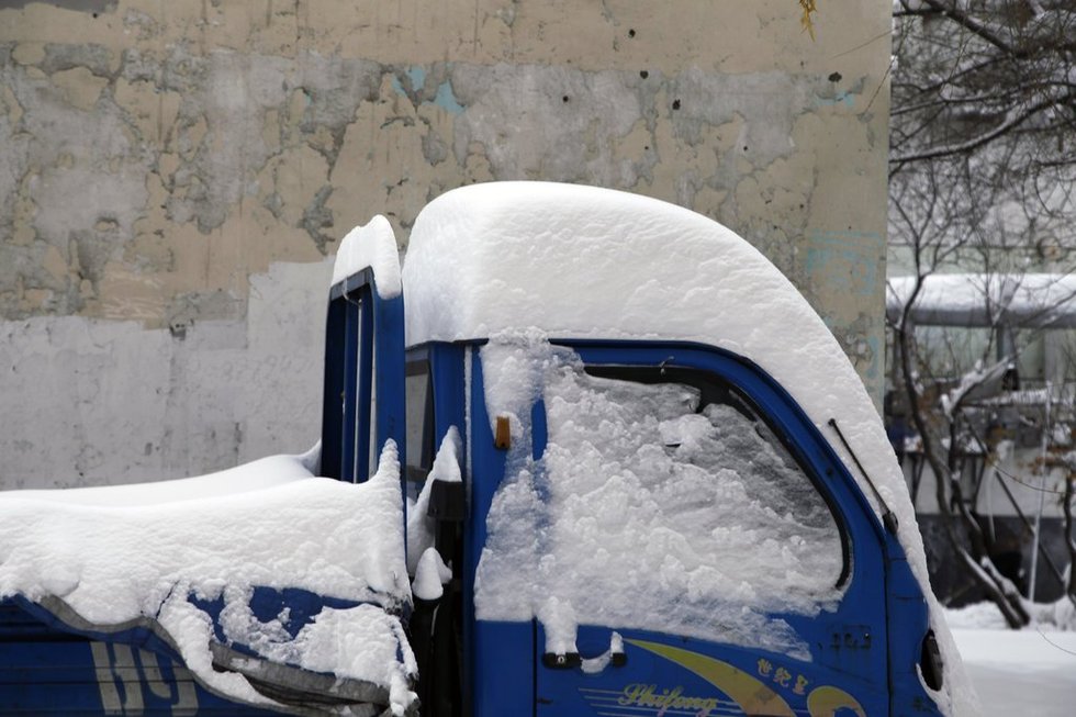 Снежная буря в Харбине продолжалась более 40 часов (4)