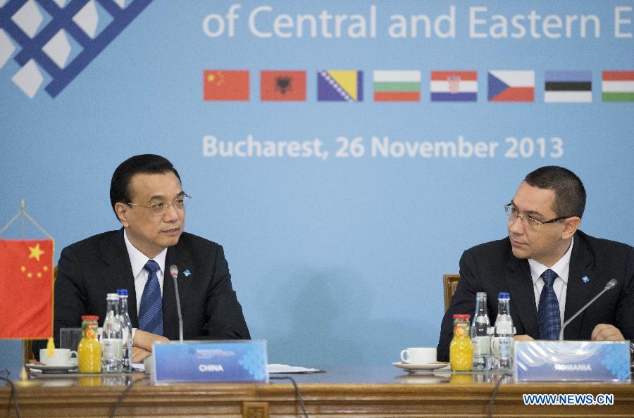 Ли Кэцян выступил в Бухаресте с предложениями по дальнейшему сотрудничеству между Китаем и странами Центральной и Восточной Европы