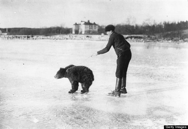 Старинные фотографии симпатичных медведей (6)
