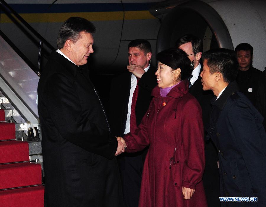 В. Янукович начал государственный визит в Китай