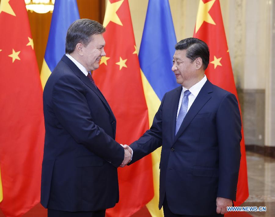Лидеры Китая и Украины договорились о дальнейшем углублении стратегического партнерства двух стран