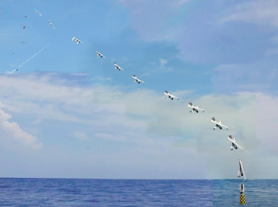 Американские ВМС запустили беспилотник XFC UAS с подводной лодки (9)