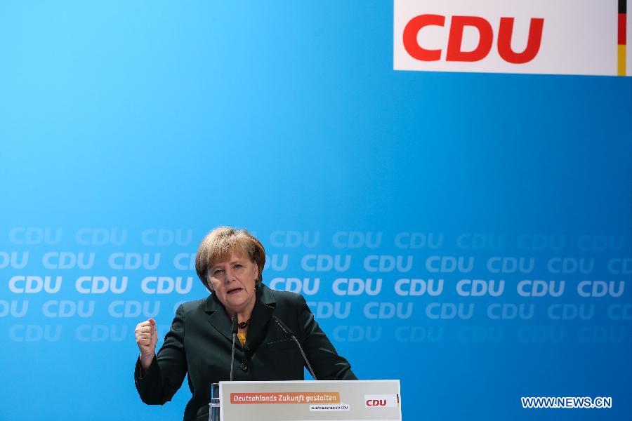 ХДС А. Меркель подписал соглашение о коалиции с социал-демократами (2)