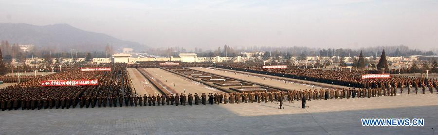 Вооруженные силы КНДР на митинге для принесения присяги поклялись ценой жизни защищать Ким Чен Ына (4)
