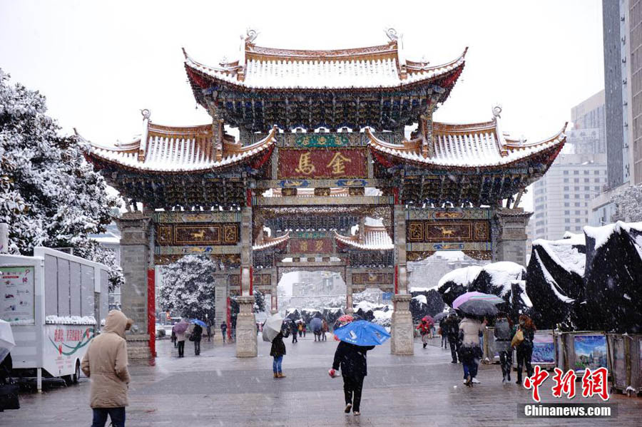 Снегопады на юге Китая (2)