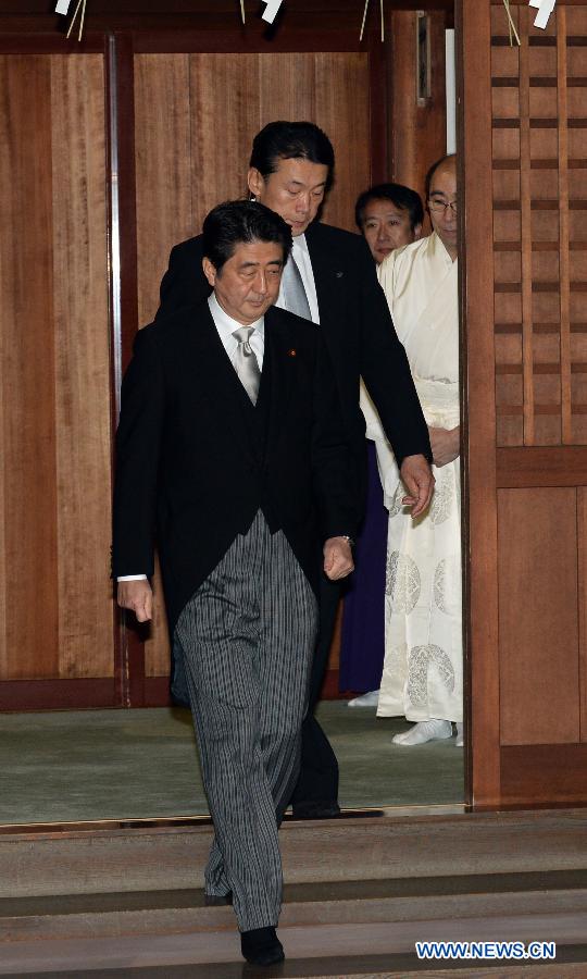 Премьер-министр Японии Синдзо Абэ посетит храм Ясукуни -- правительство Японии (2)