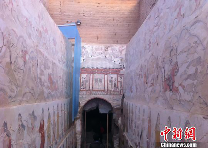 В провинции Шаньси обнаружена самая большая в Китае настенная «картина» со сценами охоты эпохи Северных династий