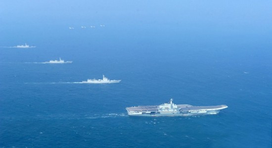 Авианосец "Ляонин" вернулся на базу после ходовых испытаний в Южно-Китайском море