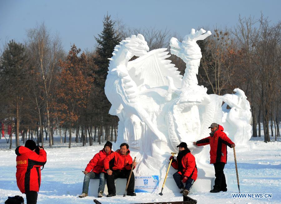 В Харбине завершился 19-й международный конкурс снежной скульптуры