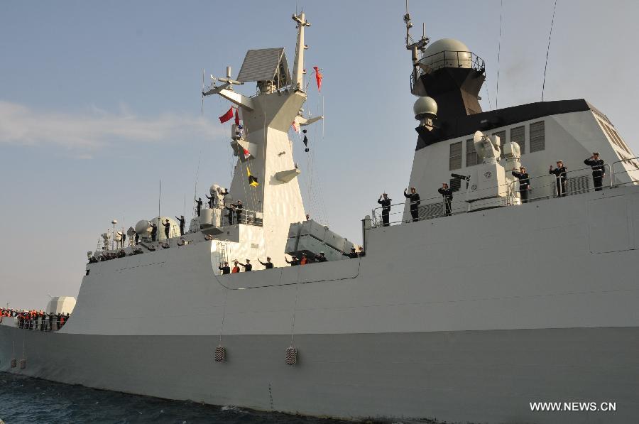 Корабль ВМС КНР прибыл на Кипр для сопровождения судов по транспортировке химического оружия Сирии (4)