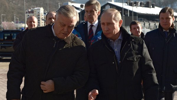 В.Путин осмотрел олимпийские объекты в Сочи (3)