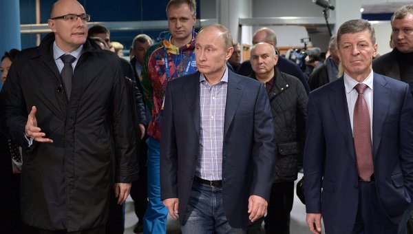 В.Путин осмотрел олимпийские объекты в Сочи (2)