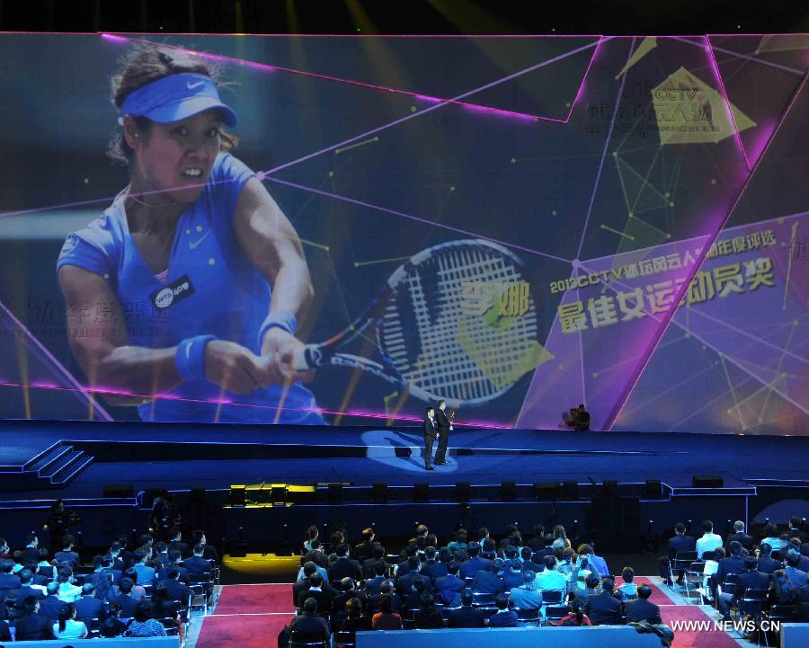 Китайская теннисистка Ли На названа лучшей спортсменкой страны в 2013 году