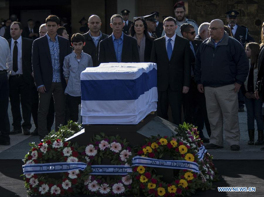 Израиль прощался с бывшим премьер-министром Израиля Ариэлем Шароном