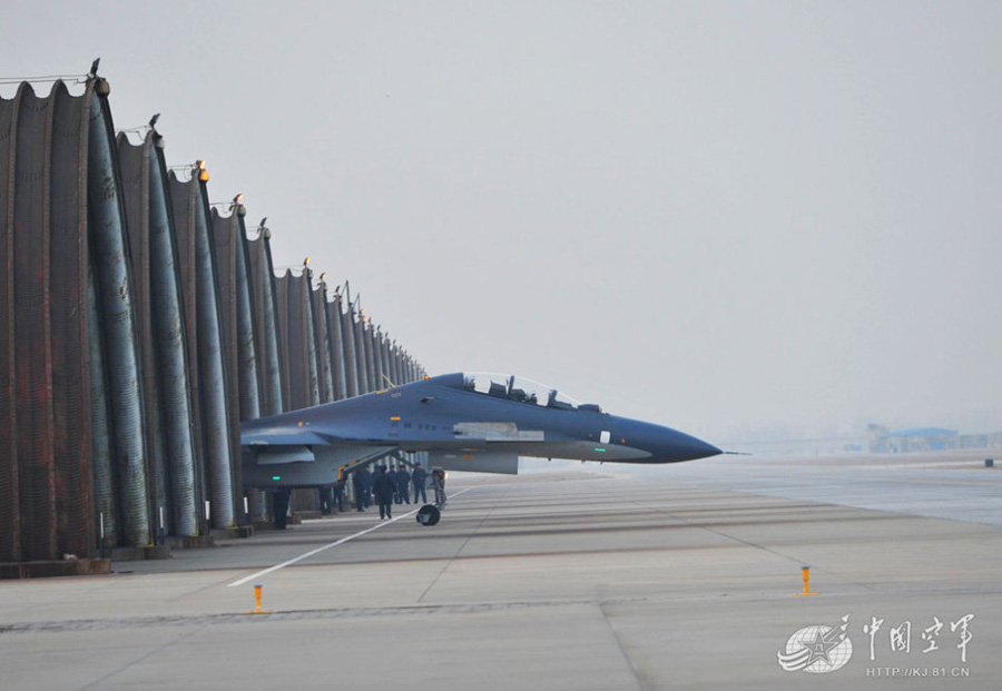 Фото первого полета «Су-30» в новом году (4)