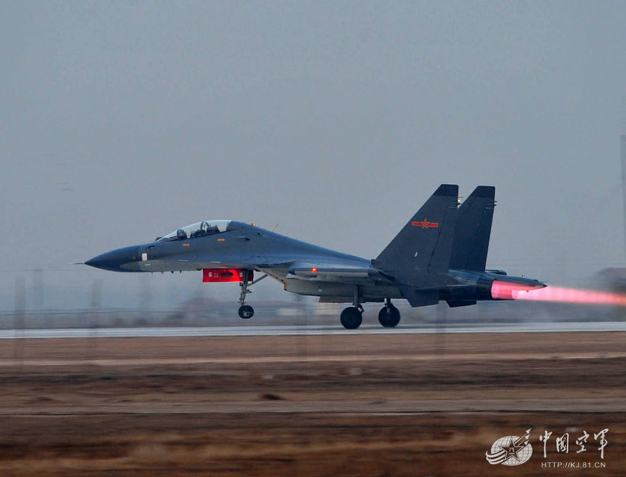 Фото первого полета «Су-30» в новом году