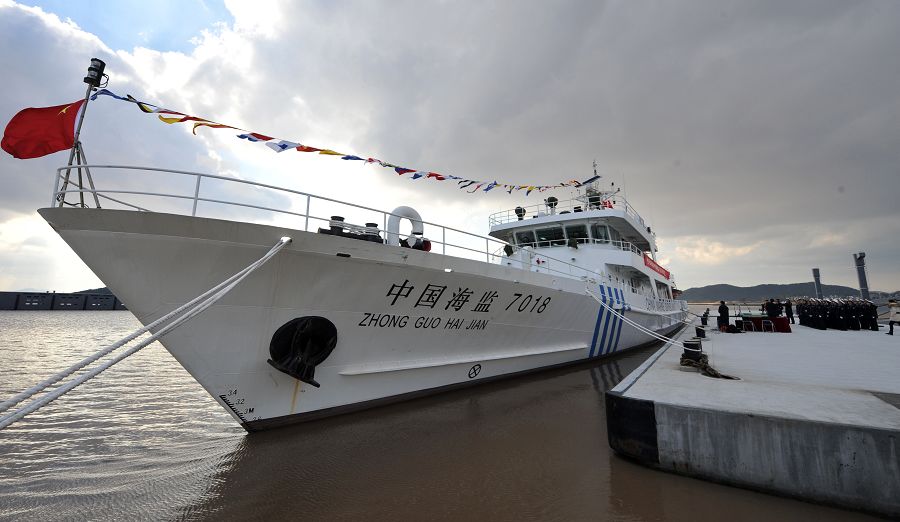 В Чжоушань принято на вооружение первое 600-тонное патрульное судно (4)