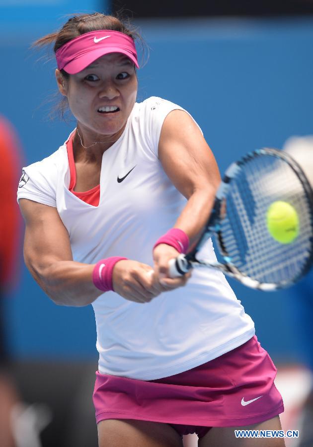 Ли На вышла в четвертьфинал Открытого чемпионата Австралии-2014 (4)