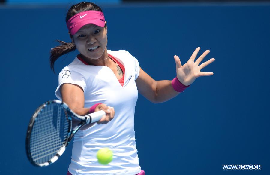Ли На вышла в четвертьфинал Открытого чемпионата Австралии-2014 (15)