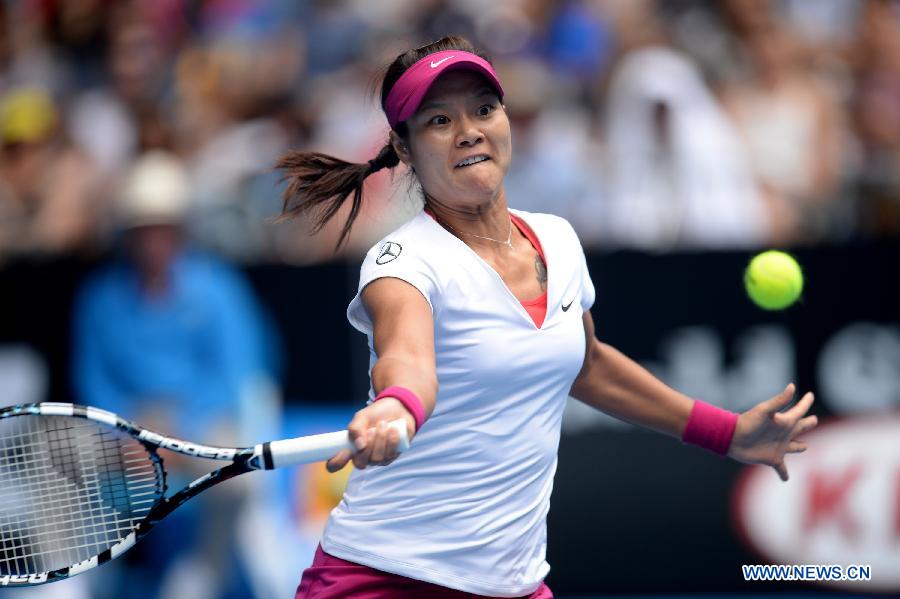 Ли На вышла в четвертьфинал Открытого чемпионата Австралии-2014 (10)