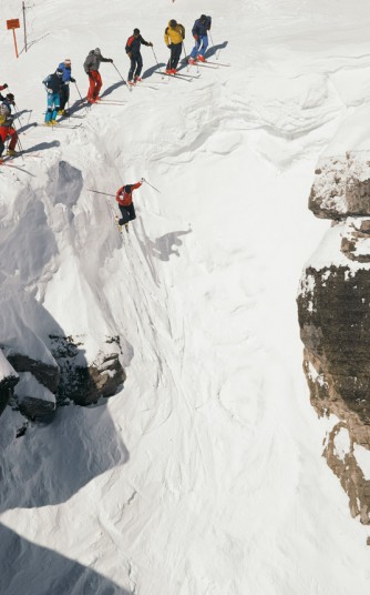 Спуск Corbett's Couloir (США).