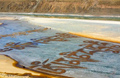 Тибетцы написали «заклинание» на замерзшей поверхности реки