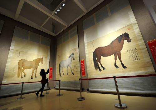 В музее Нанкина проходит выставка на тему лошадей  (3)