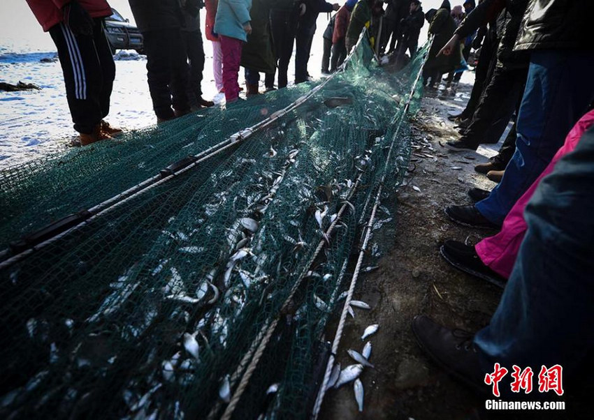 Зимняя рыбалка на озере Улунгур в Синьцзяне (9)
