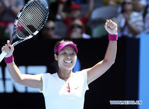 Открытый чемпионат Австралии: Ли На вышла в финал женского одиночного разряда (21)