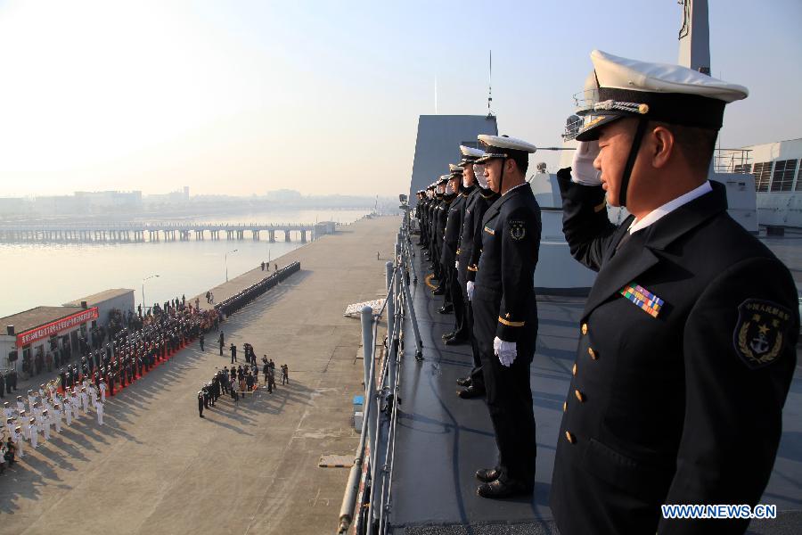 15-я группа отряда ВМС НОАК по сопровождению судов успешно завершила свою миссию (2)