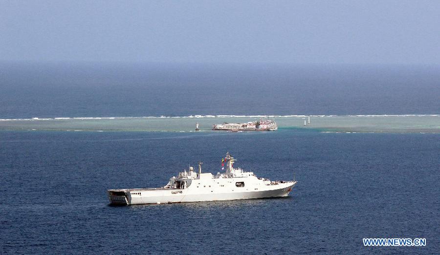 Отряд военных кораблей Южного флота ВМС НОАК завершил патрулирование островов Наньша (4)