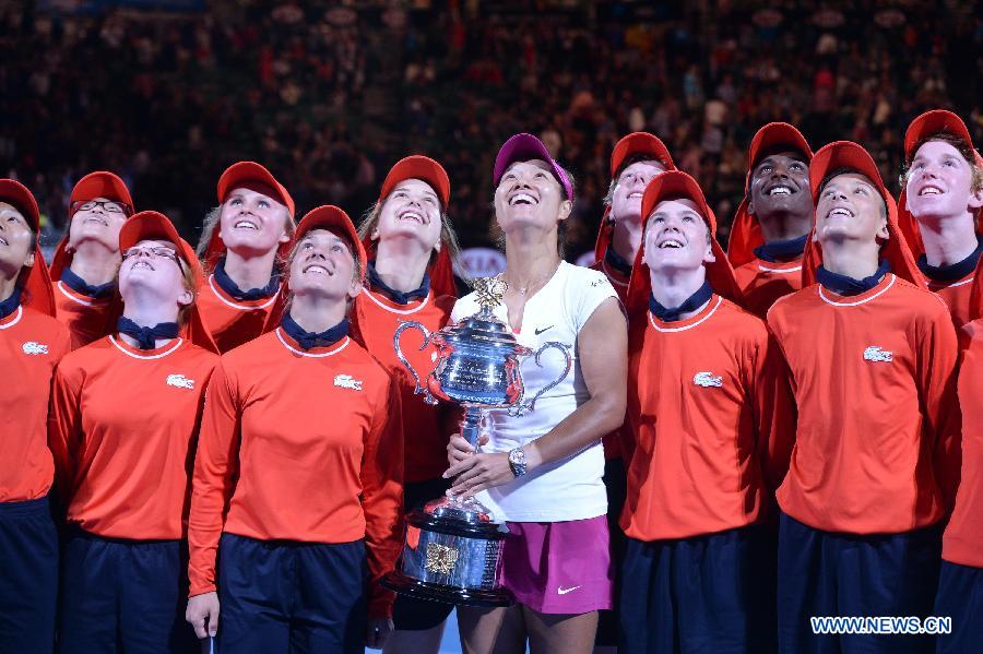Ли На  выиграла Australian Open (12)