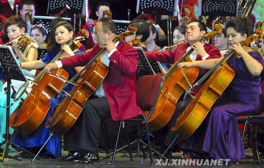 В Синьцзяне прошел концерт, посвященный Китайскому Новому году (3)