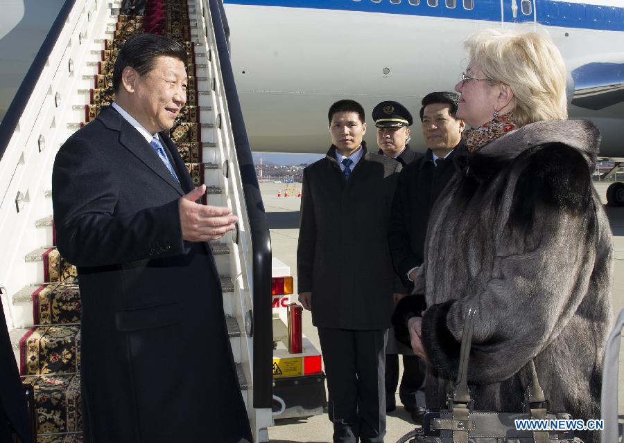 Председатель КНР Си Цзиньпин прибыл в Сочи для участия в церемонии открытия 22-х зимних Олимпийских игр